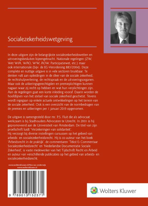 Socialezekerheidswetgeving 2019 achterkant