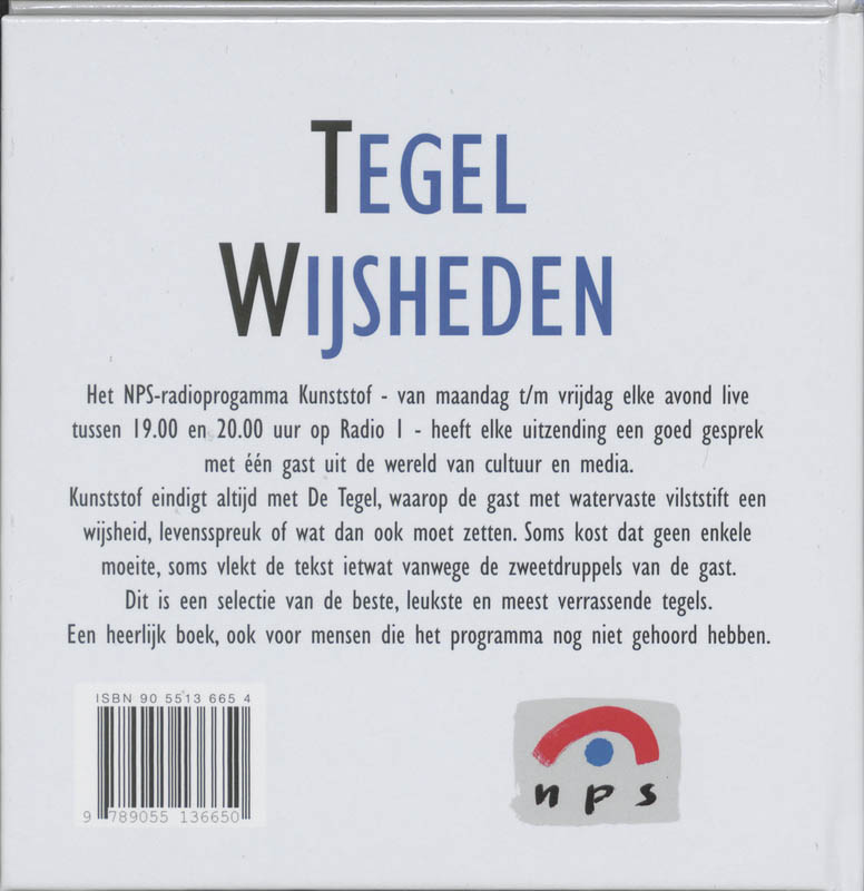 Tegelwijsheden achterkant