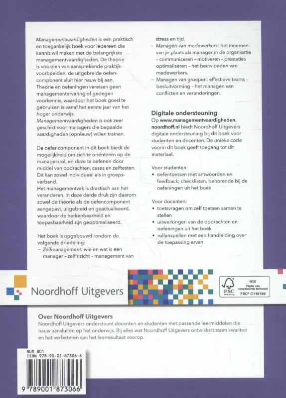 Managementvaardigheden achterkant