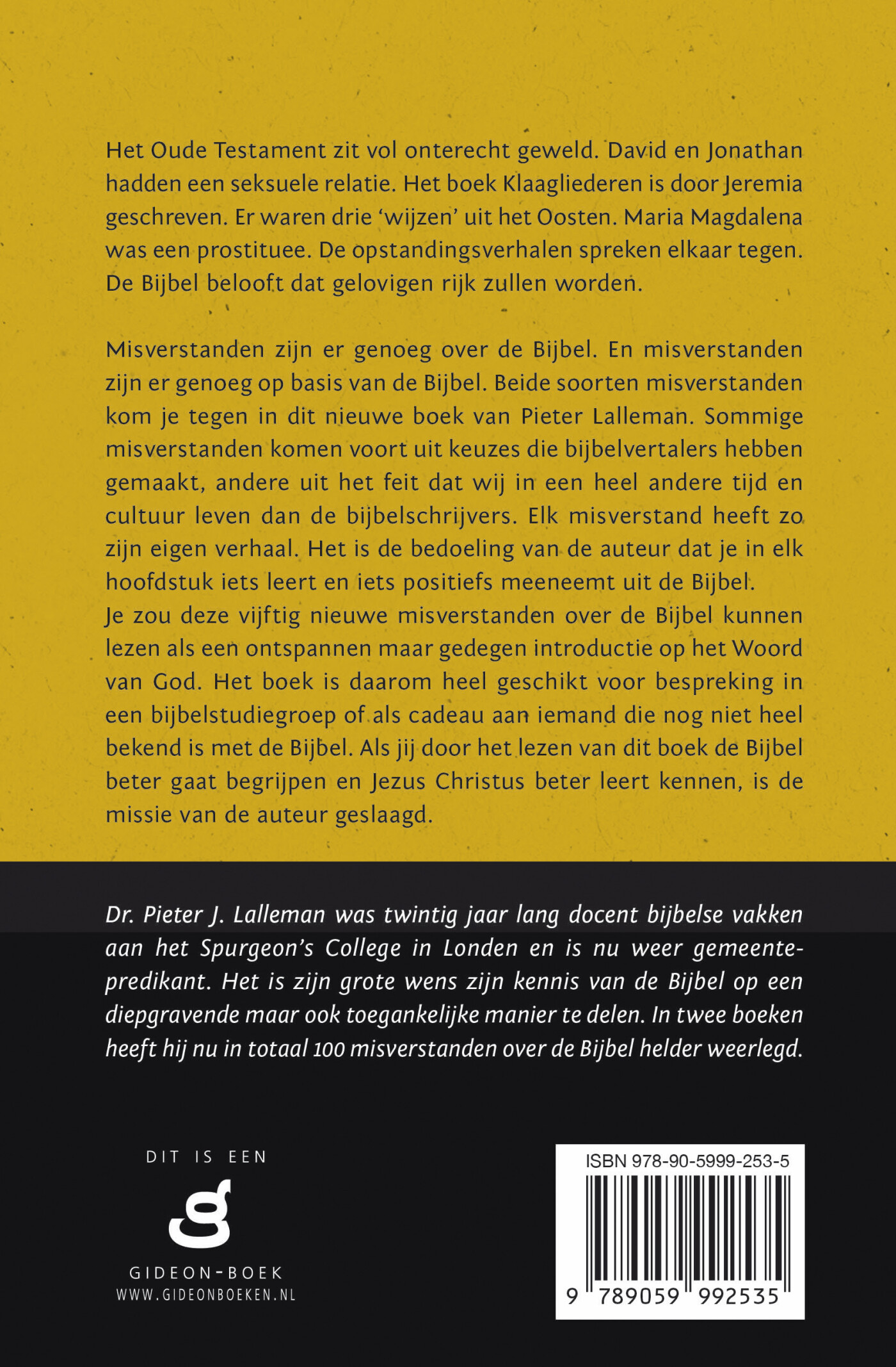 Vijftig nieuwe misverstanden over de Bijbel achterkant