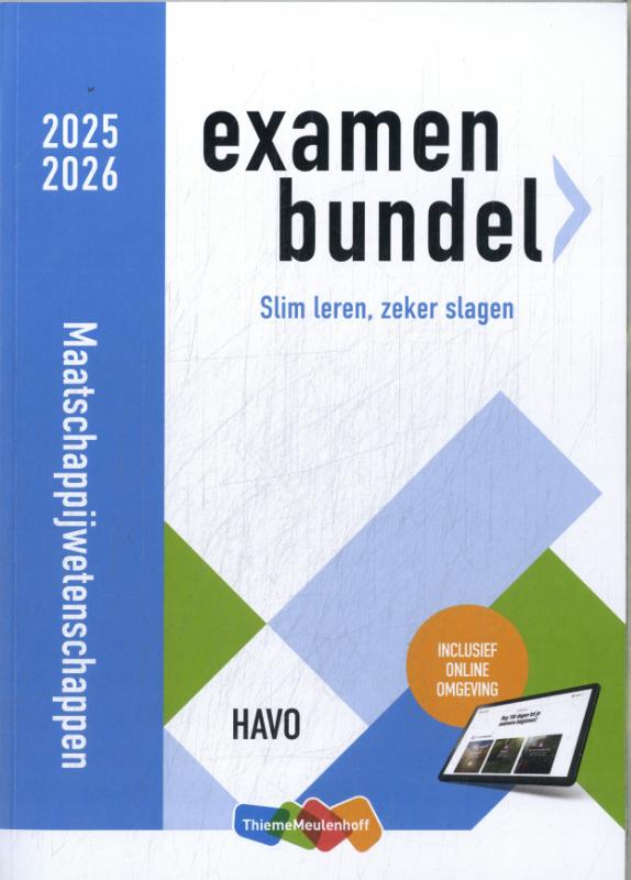 Examenbundel Maatschappijwetenschappen havo 2025/2026