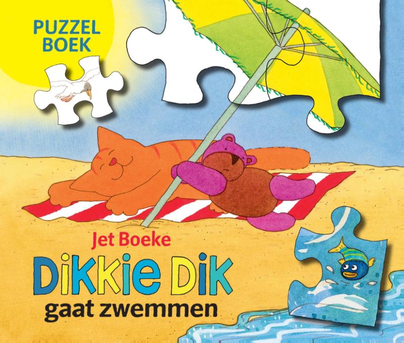 Dikkie Dik Gaat Zwemmen (Puzzelboek)