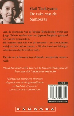 De tuin van de Samoerai / Pandora literair achterkant