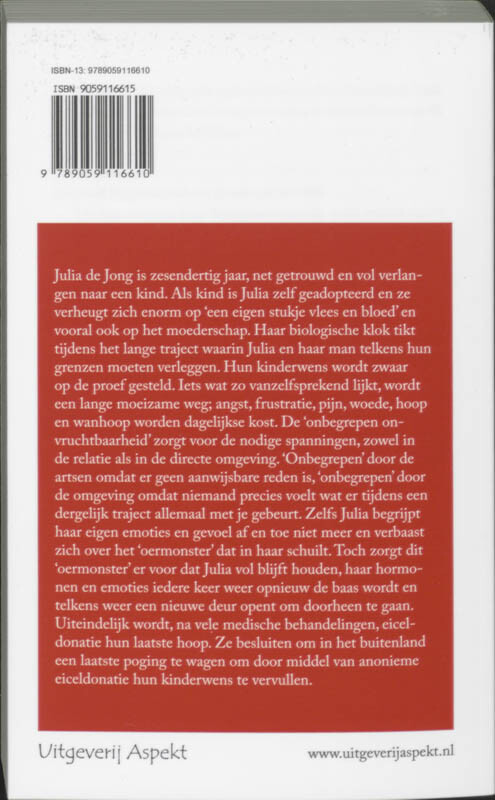 Onbegrepen (en) onvruchtbaar achterkant