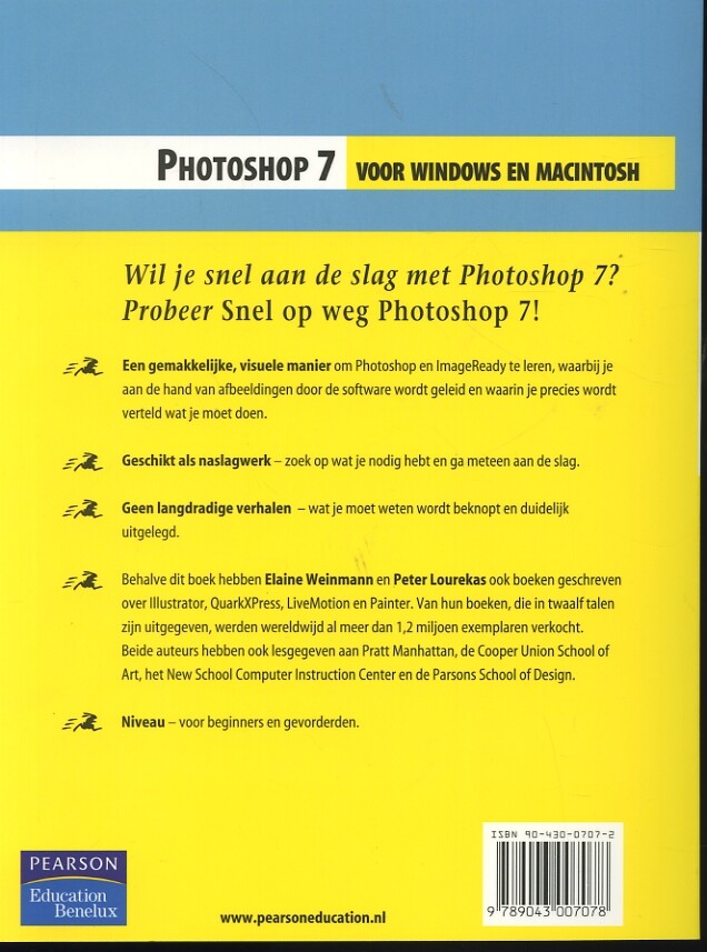 Photoshop 7 voor Windows en Macintosh / Snel op weg achterkant