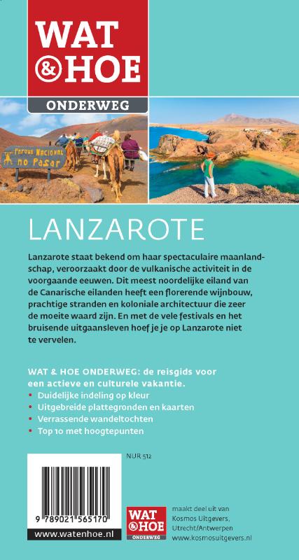 Lanzarote / Wat & Hoe onderweg achterkant