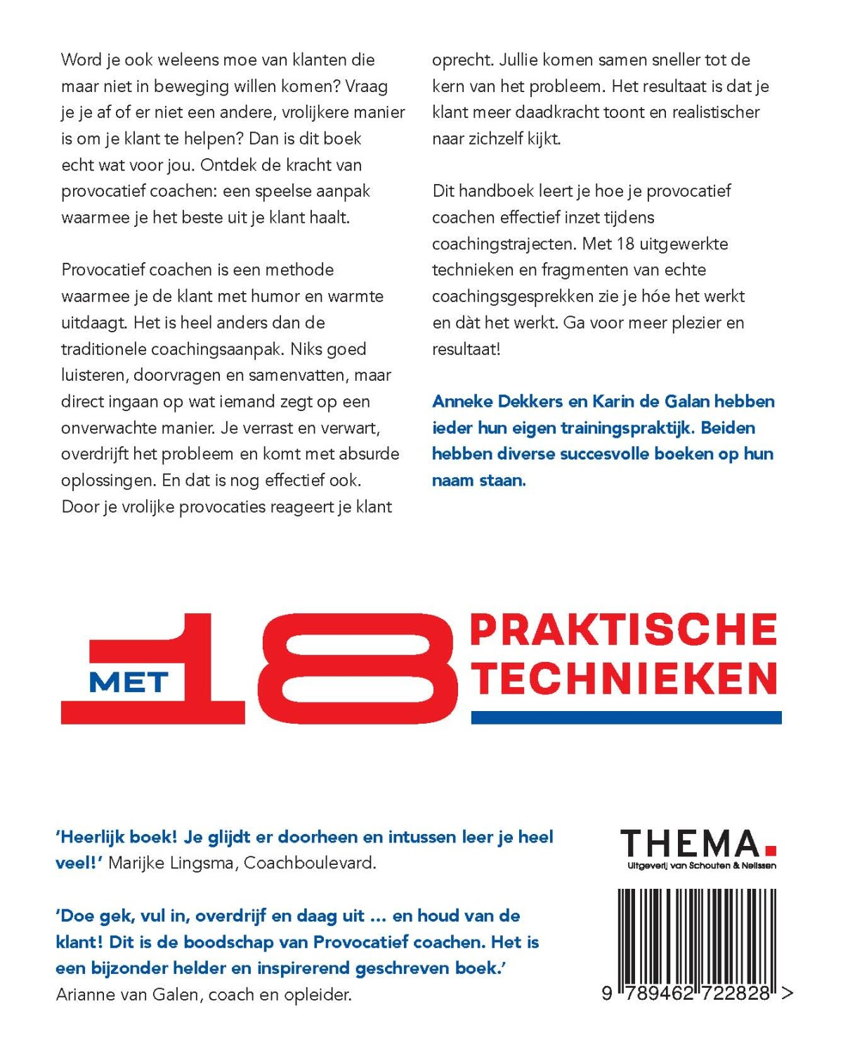 Provocatief coachen achterkant