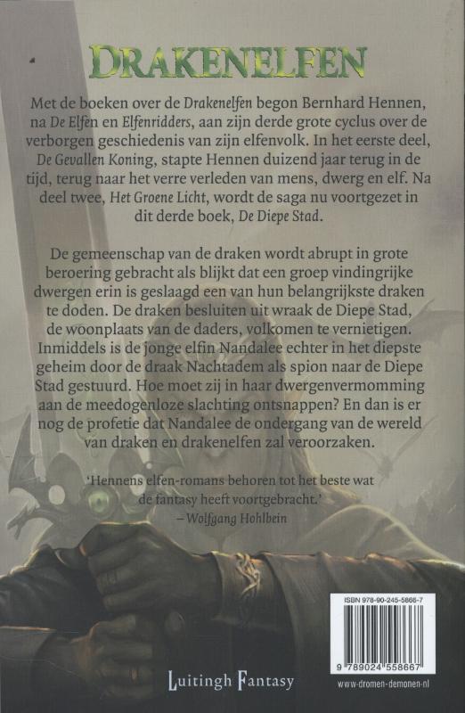 De diepe stad / Drakenelfen / 3 achterkant