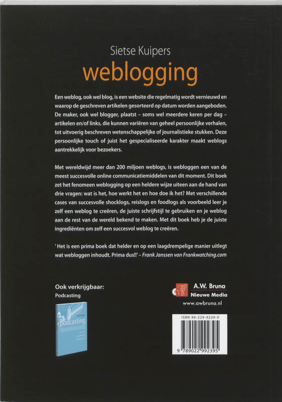Weblogging Weblogging achterkant