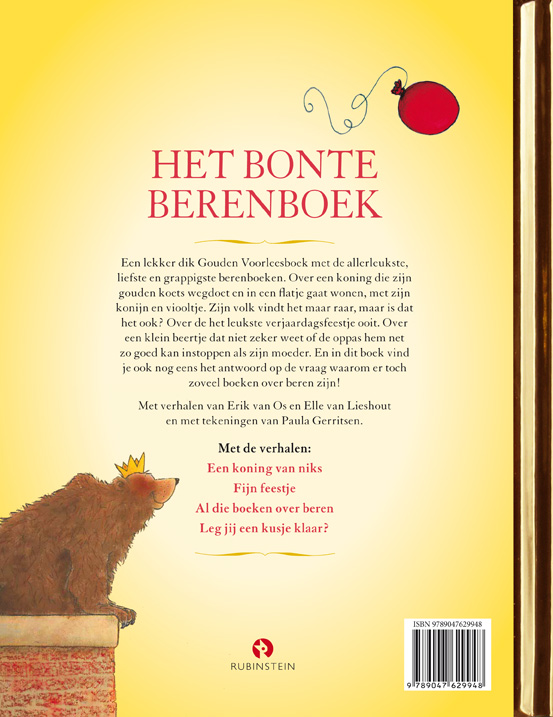 Het bonte berenboek / Gouden Voorleesboeken achterkant