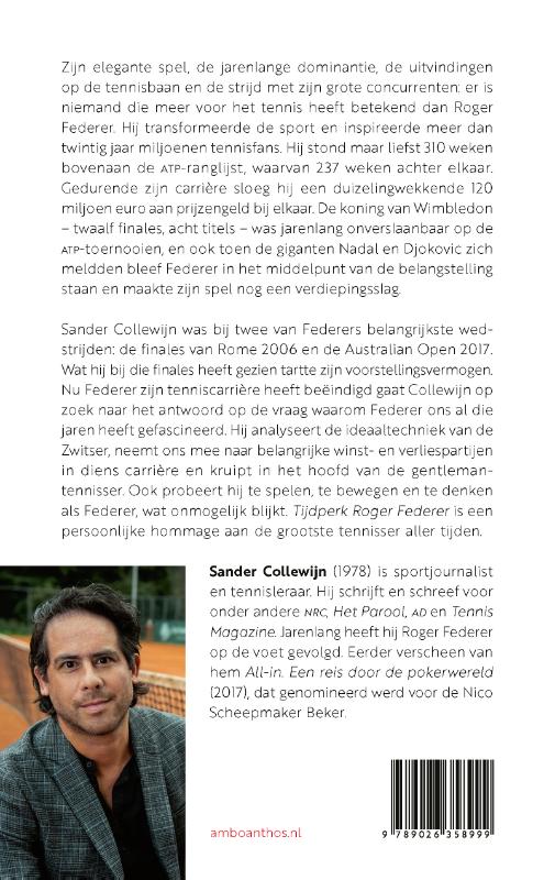Tijdperk Roger Federer achterkant