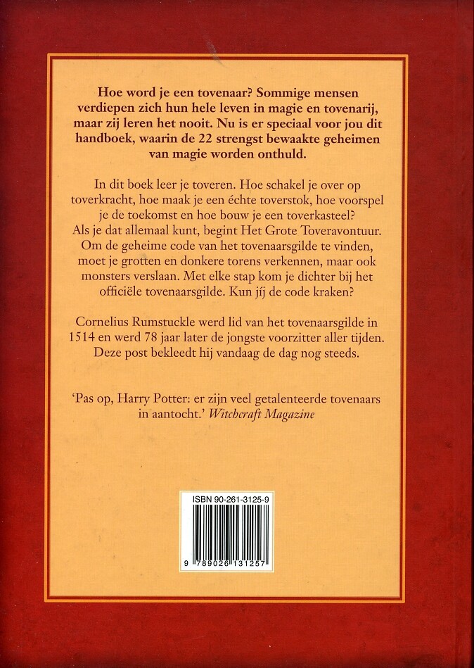 Het grote boek der toverkunsten achterkant
