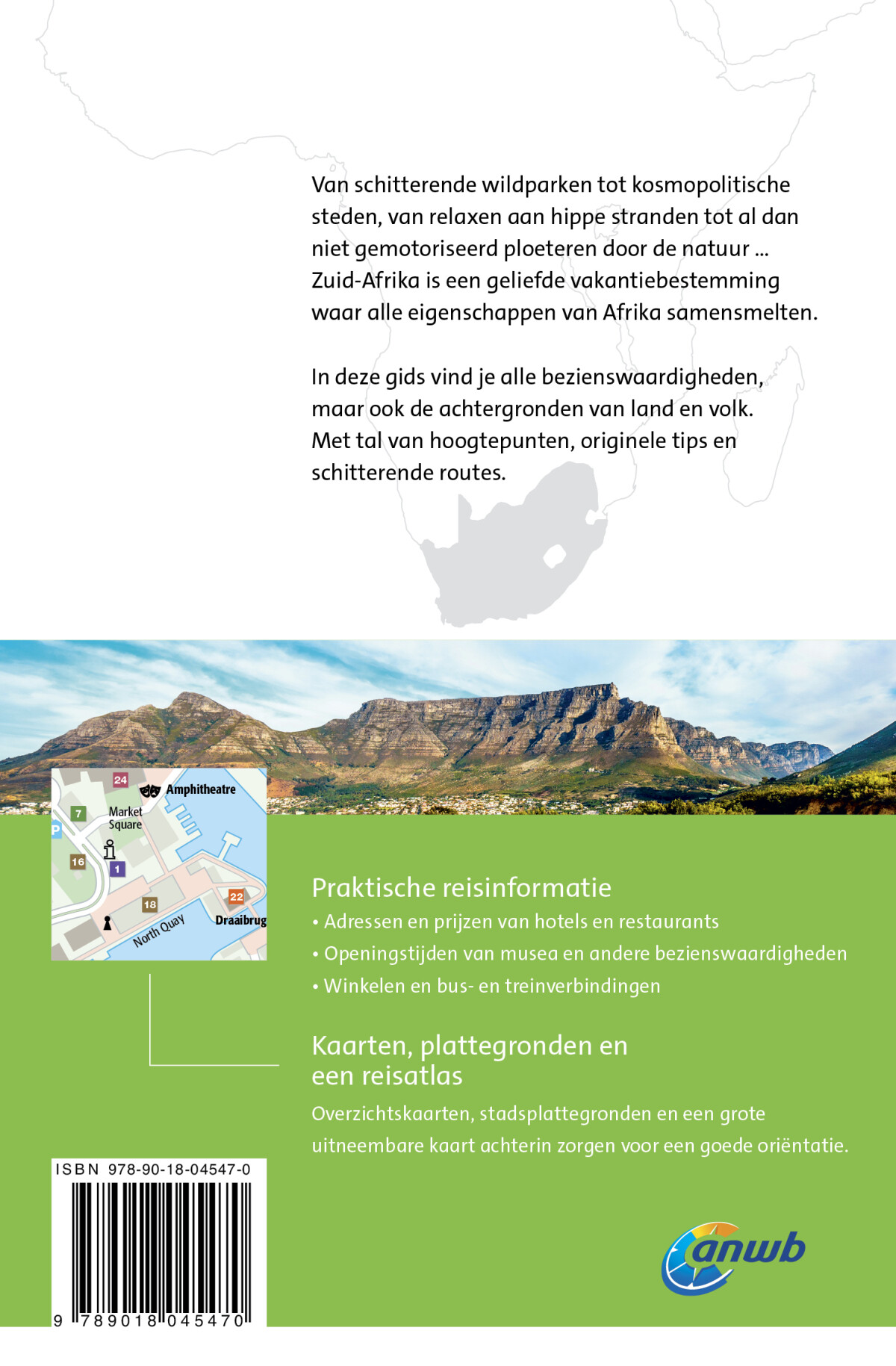 Zuid Afrika / ANWB Wereldreisgids achterkant
