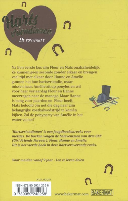 De ponyparty / Hartsvriendinnen / 0 achterkant