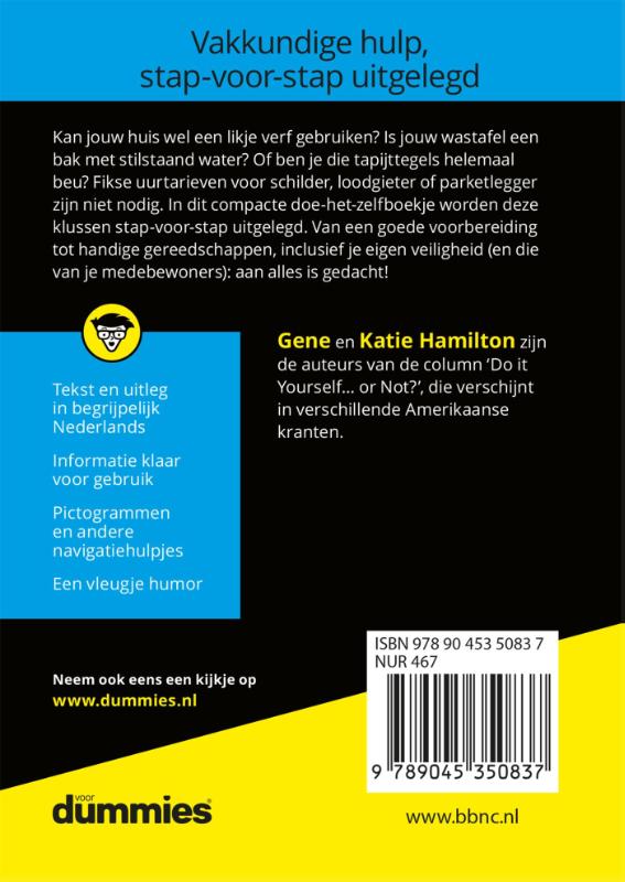 De kleine klussen voor Dummies / Voor Dummies De kleine klussen voor Dummies / Voor Dummies achterkant