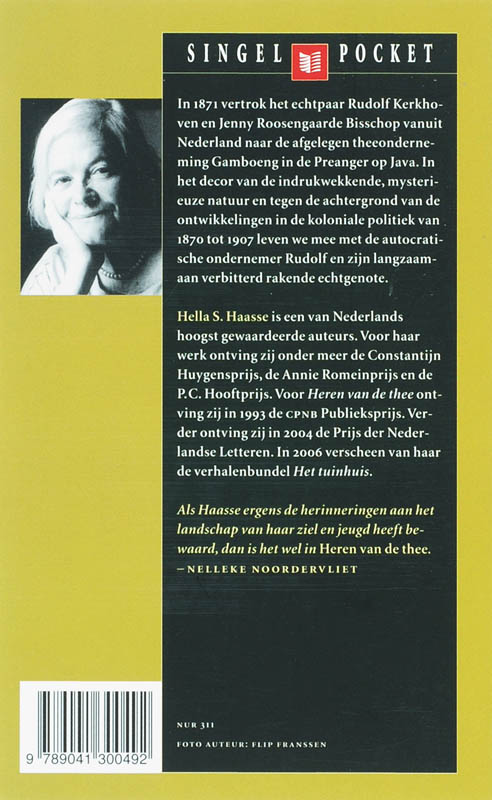Heren van de thee achterkant