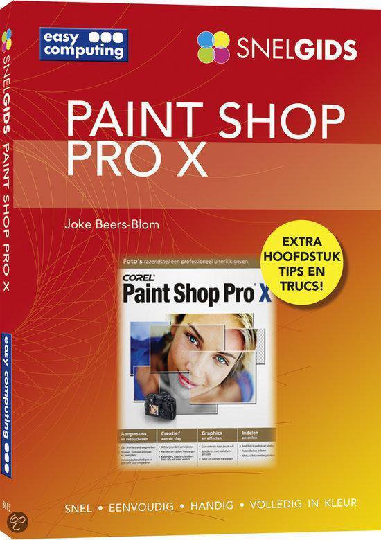 J. Beers-Blom Snelgids Paint Shop Pro X thumbnail