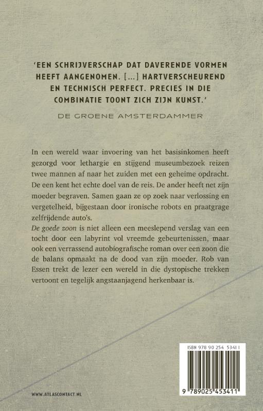 De goede zoon De goede zoon achterkant