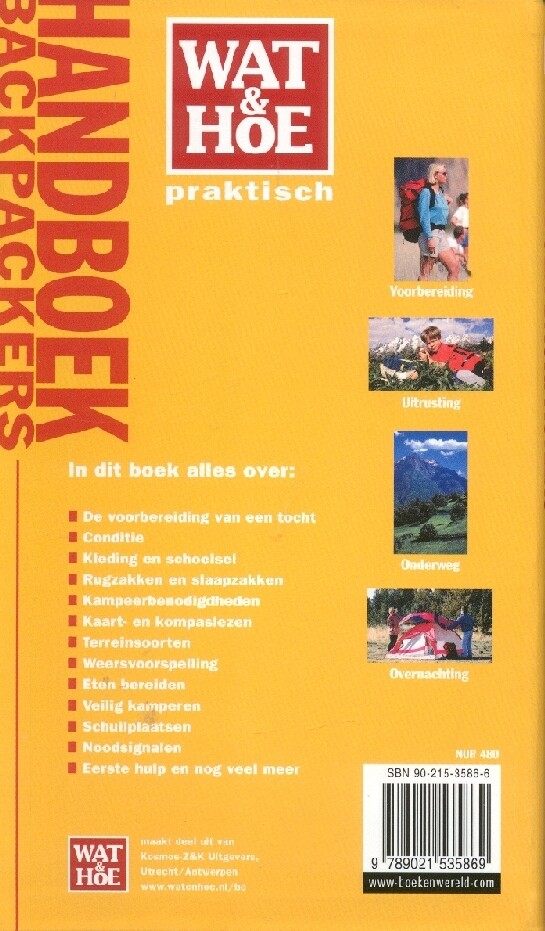 Wat & hoe Handboek Backpackers / Wat & Hoe praktisch achterkant