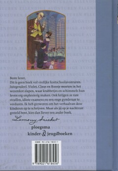 De krabbige kostschool / Ellendige avonturen / 5 achterkant