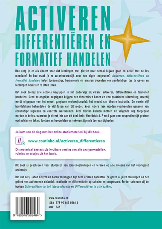 Activeren, differentiëren en formatief handelen achterkant
