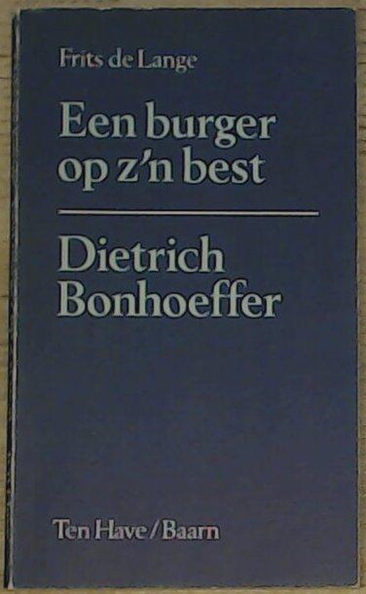 Een burger op z'n best