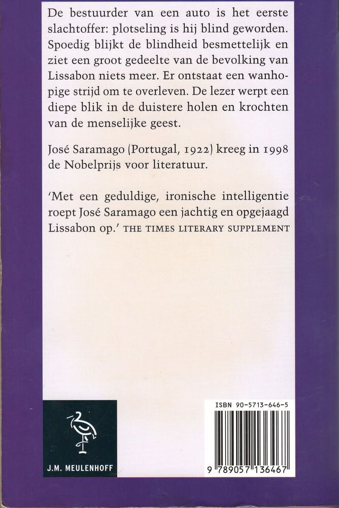 De stad der blinden / Ooievaar achterkant