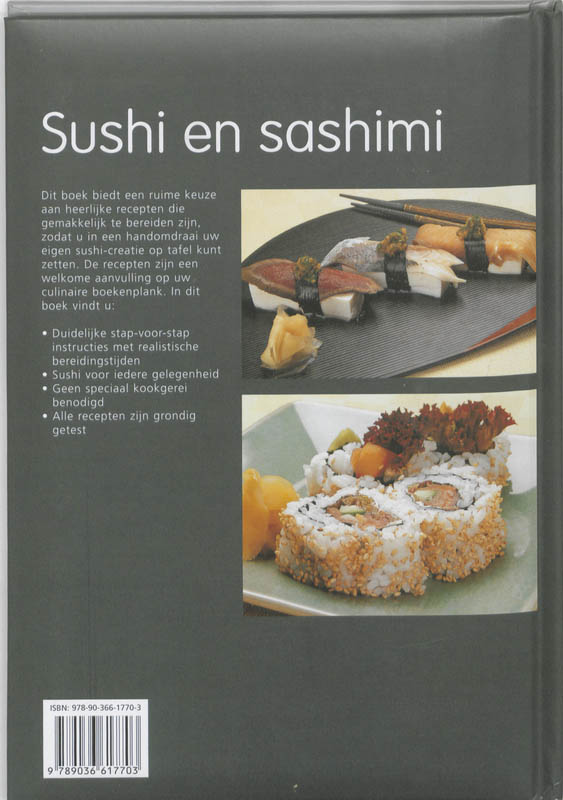 Koken Met Plezier Sushi En Sashimi achterkant