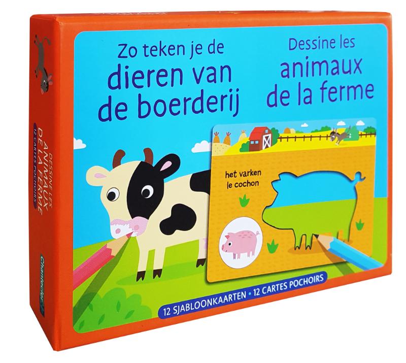 Zo teken je de dieren van de boerderij / Dessine les animaux de la ferme