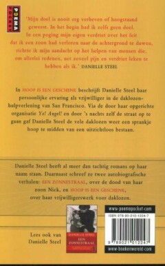 Hoop is een geschenk achterkant