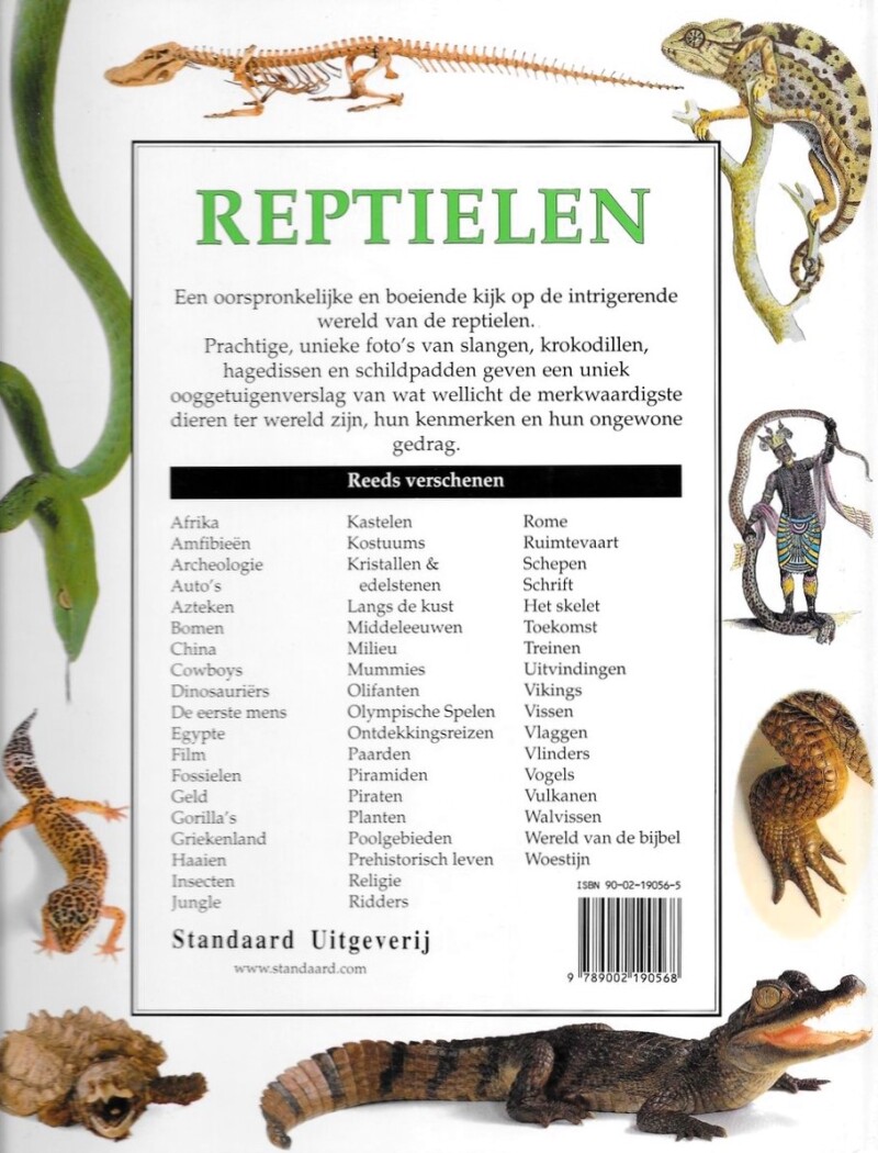 Reptielen / Ooggetuigen achterkant