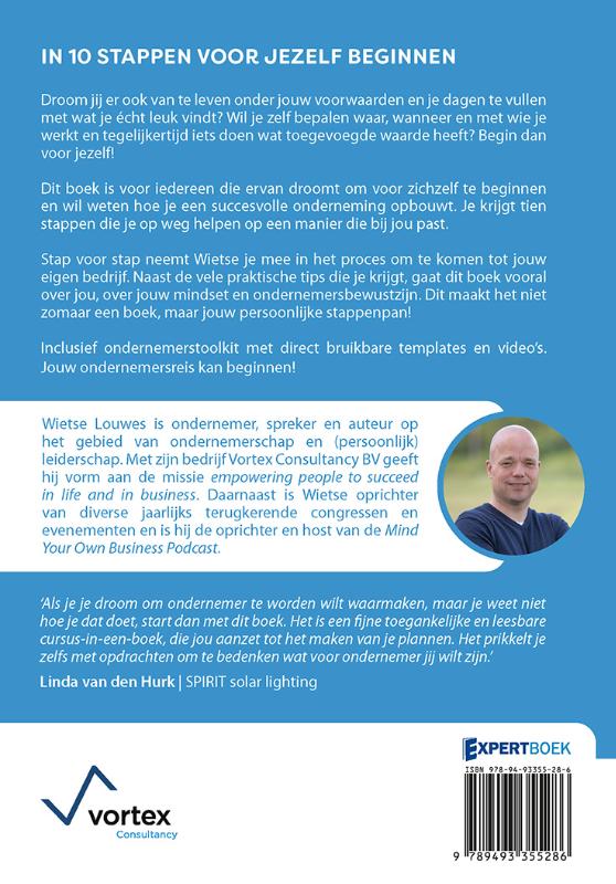 In 10 stappen voor jezelf beginnen / In 10 stappen achterkant