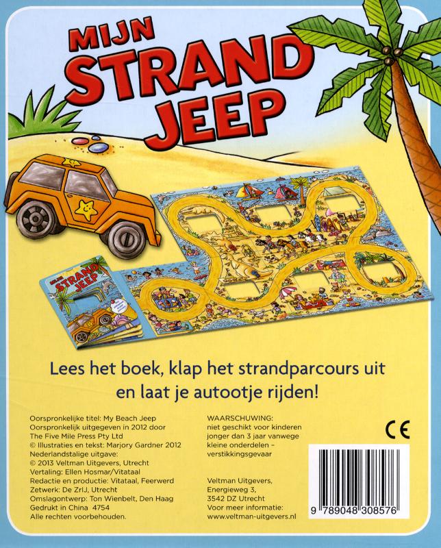 Mijn strandjeep Mijn strandjeep achterkant