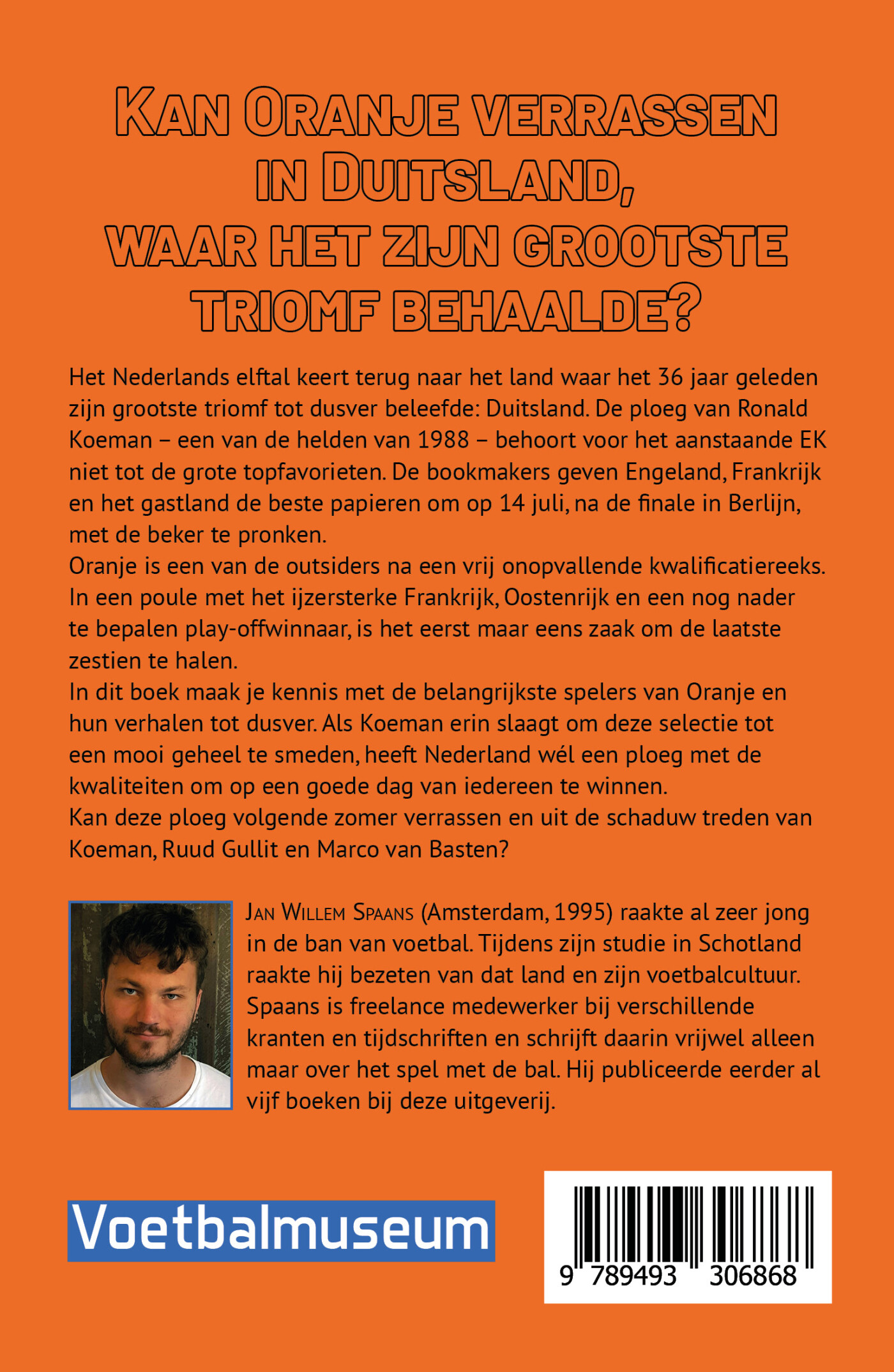 20 toppers van Oranje 2024 achterkant