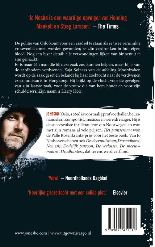 Het pantserhart / Harry Hole / 8 achterkant