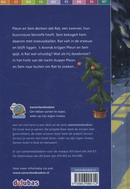 Een rat met kerst / Samenleesboeken achterkant