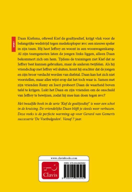 De spelletjesdief / Kief de goaltjesdief achterkant