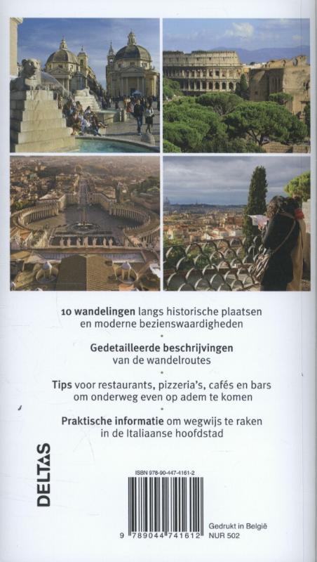 De mooiste stadswandelingen in Rome / Merian live achterkant