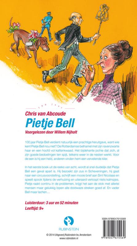 Pietje Bell (luisterboek) achterkant