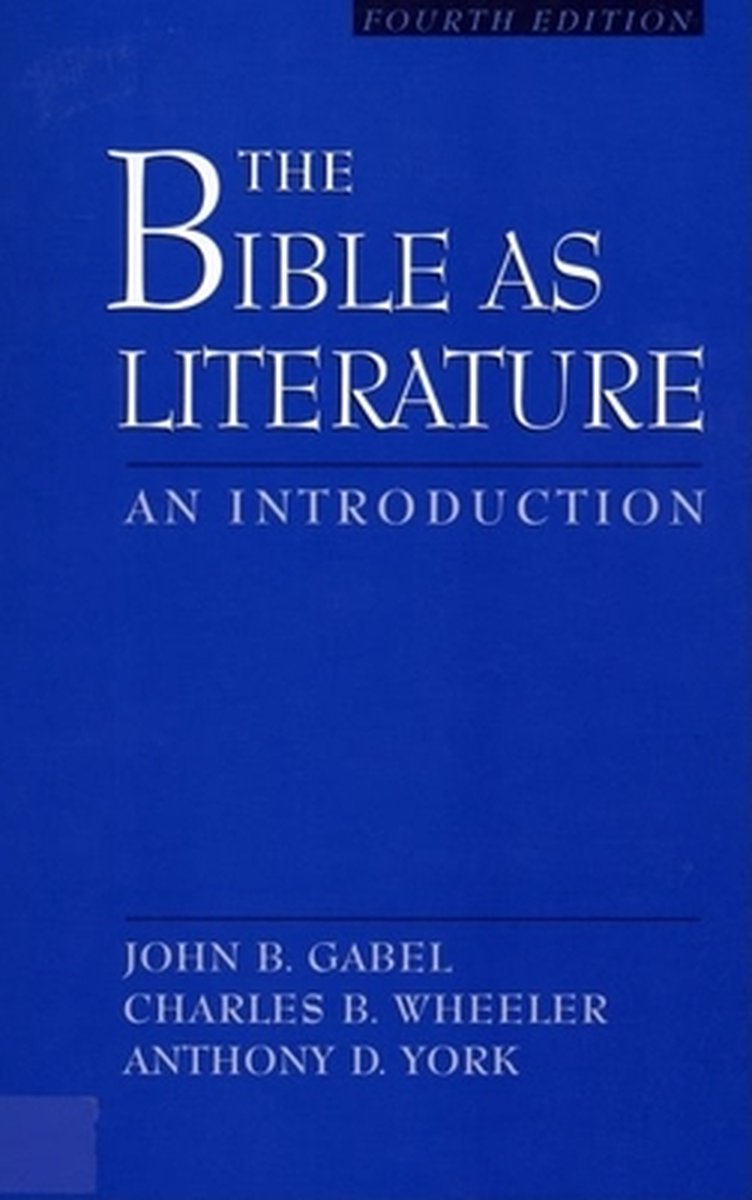 The Bible As Literature