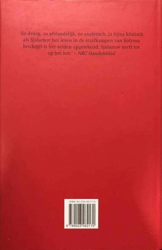 Berichten uit Kolyma achterkant