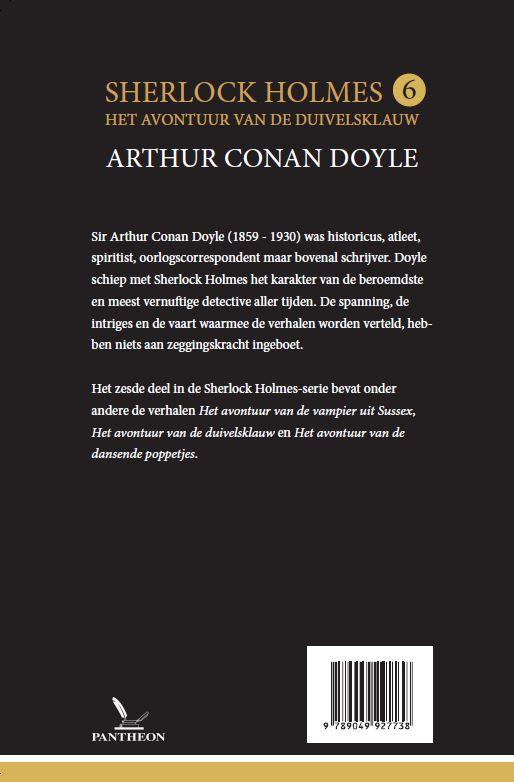 Het avontuur van de duivelsklauw / Sherlock Holmes / 6 achterkant