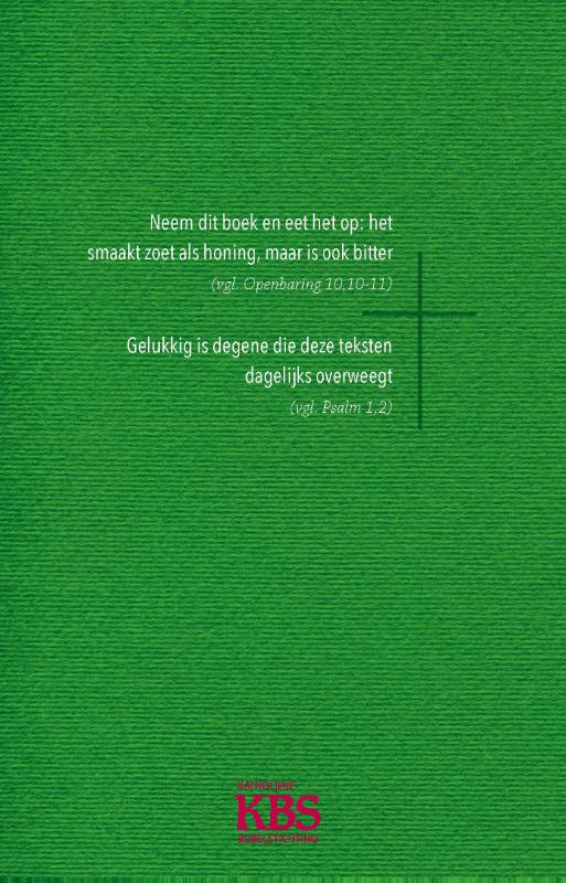 Nieuwe Testament met Psalmen en Gebeden achterkant