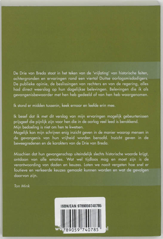 De drie van Breda achterkant