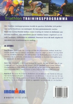 Triathlon trainingsprogramma achterkant