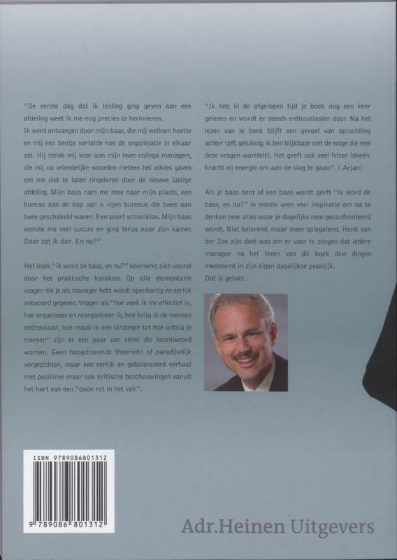 Ik word de baas, en nu? achterkant