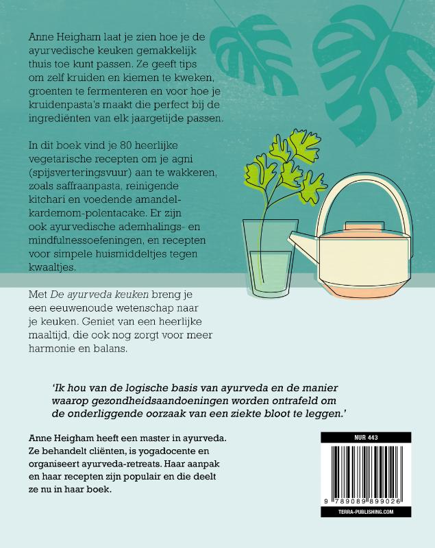De Ayurveda keuken achterkant
