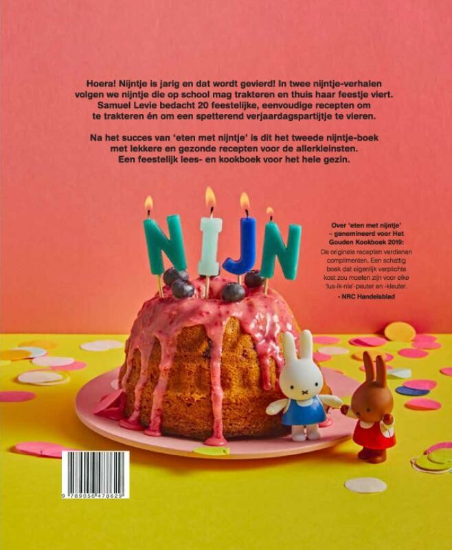 Trakteren met nijntje achterkant