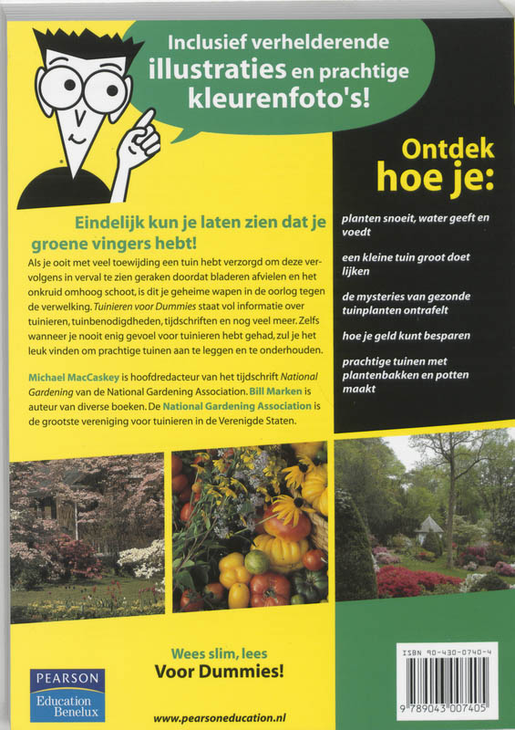 Tuinieren voor Dummies / Voor Dummies achterkant