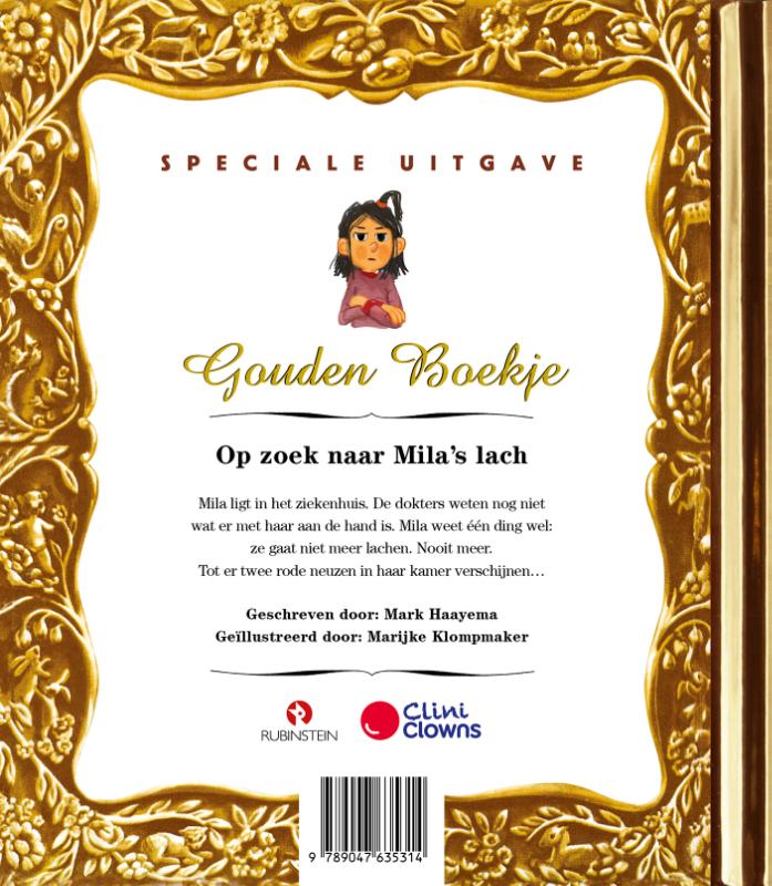 Op zoek naar Milas lach / Gouden Boekjes achterkant